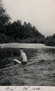 Bruce Dorrough; swimming 1946